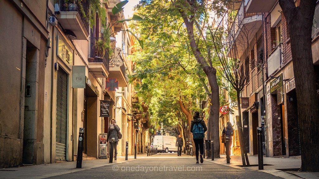 Gracia Barcelone rue